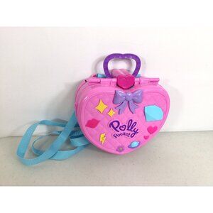 Polly Pocket Heart Shaped Pink Carry Case for Kids